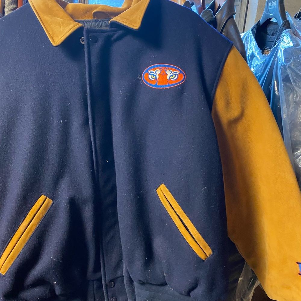 Men’s Stadium Jacket with Jordan Hare Stadium Embroidered on Back
